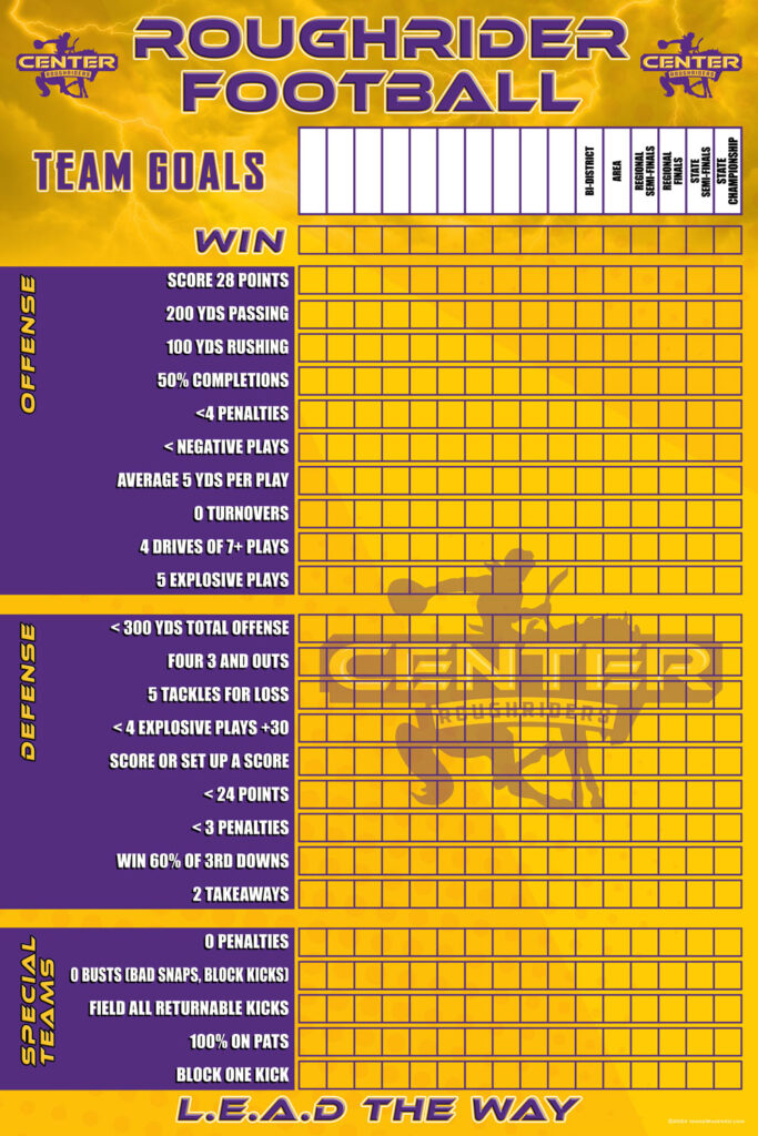 center fb goal board 6x4