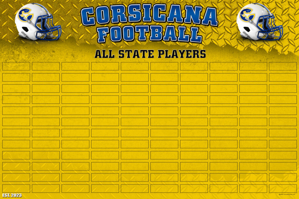 corsicana fb all state players 4x6