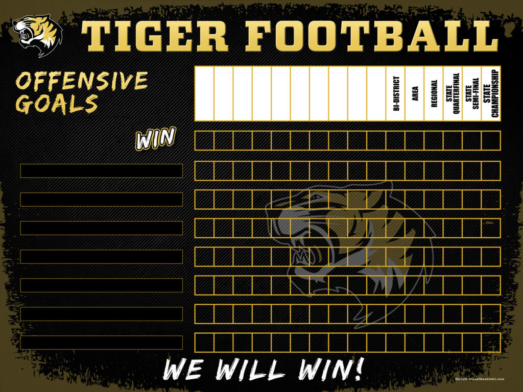 irving hs fb goal board 3x4 offense