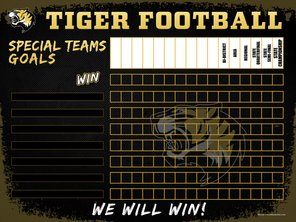 irving hs fb goal board 3x4 special teams