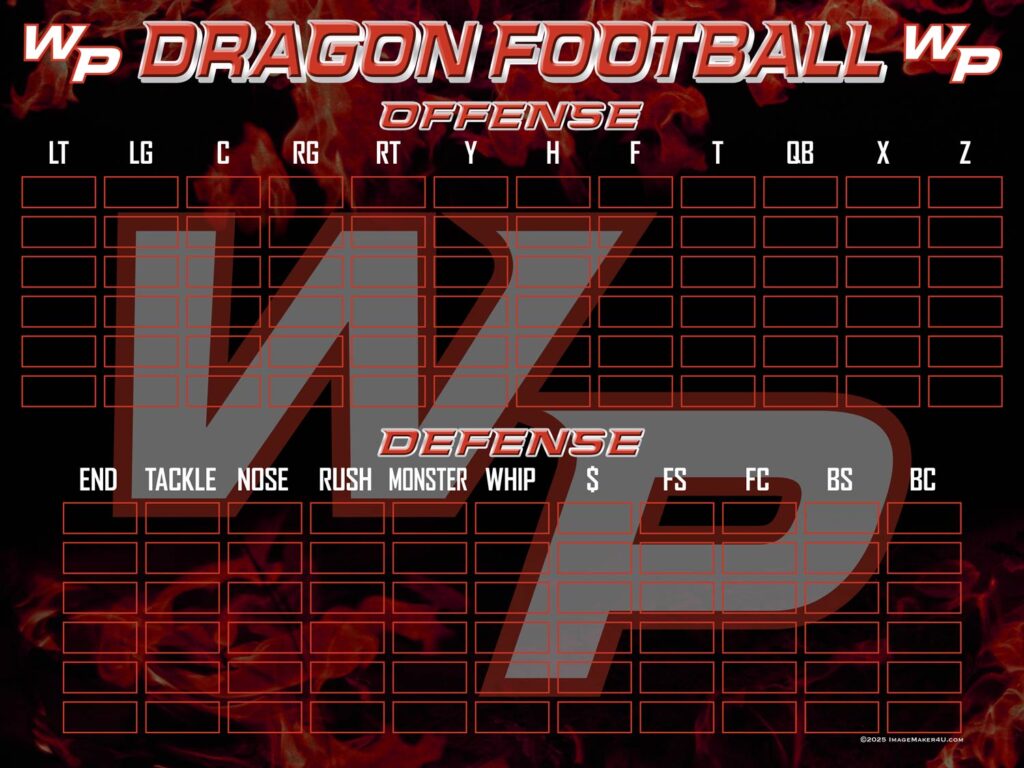 west point hs fb depth chart 3x4