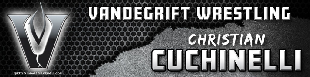 vandegrift wres 2025 locker tags 2x8