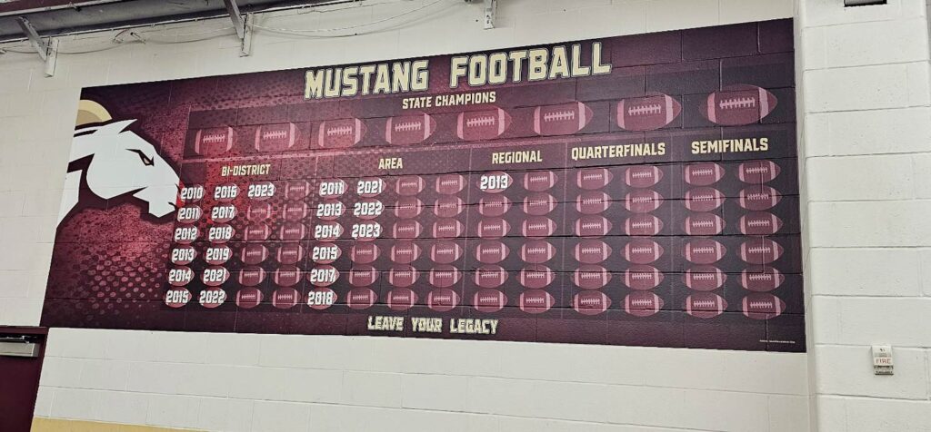 mustang wall wrap