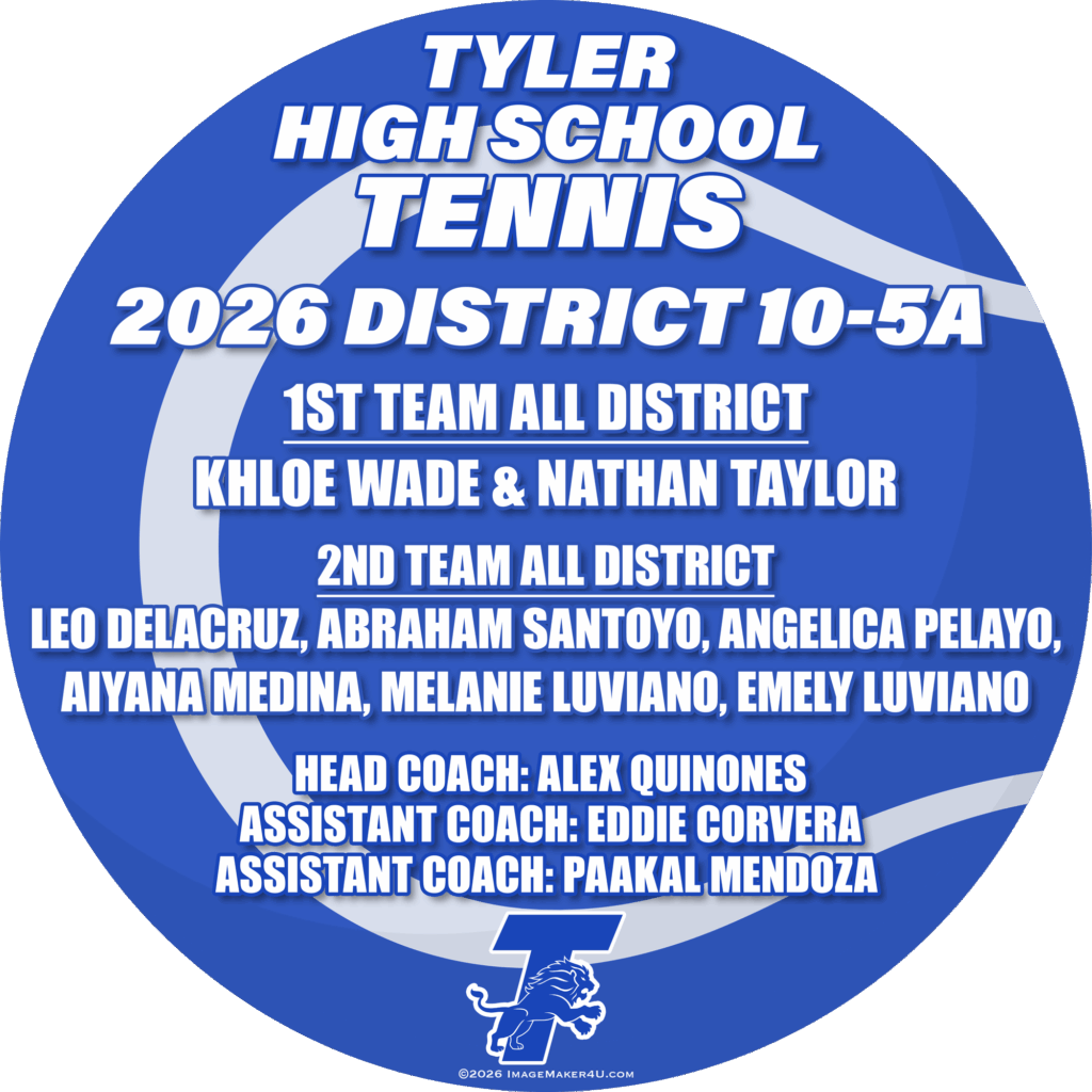 tyler hs tennis 2026 all district 30x30